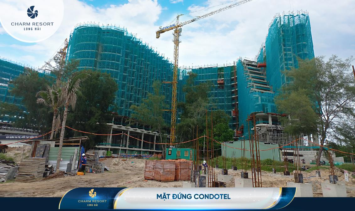 Tiến độ Charm Resort Long Hải ngày 15/07/2022 