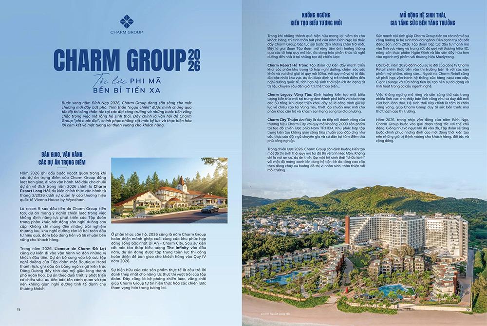 Charm Group 2026: Tốc lực phi mã, bền bỉ tiến xa