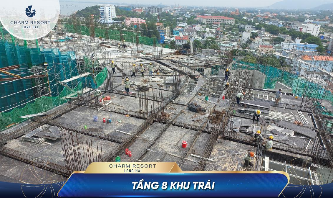 Tiến độ thi công Charm Resort Long Hải (Tuần 4 tháng 5/2022)
