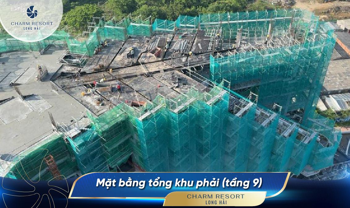 Tiến độ thi công Charm Resort Long Hải ngày 30/05/2022