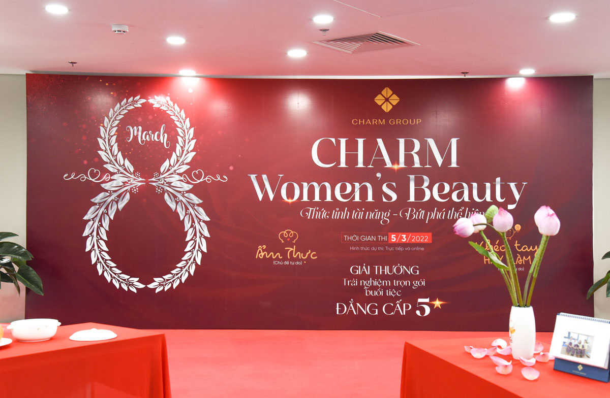 CHARM GROUP CHÚC MỪNG VÀ TÔN VINH NGÀY QUỐC TẾ PHỤ NỮ 8/3