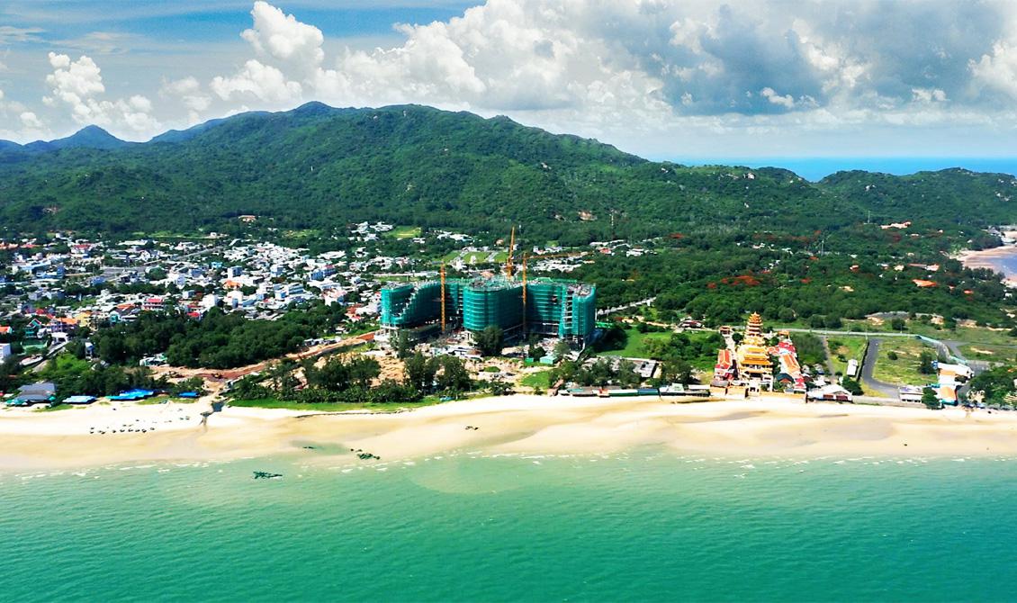 TOÀN CẢNH TIẾN ĐỘ THI CÔNG CHARM RESORT LONG HẢI